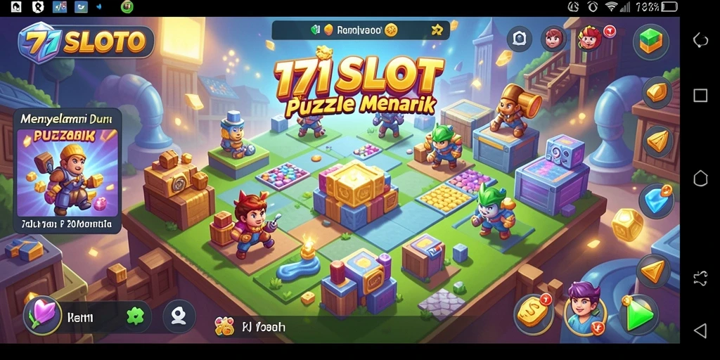 Screenshot gameplay <strong>171SLOT</strong> yang menarik dan penuh tantangan puzzle.