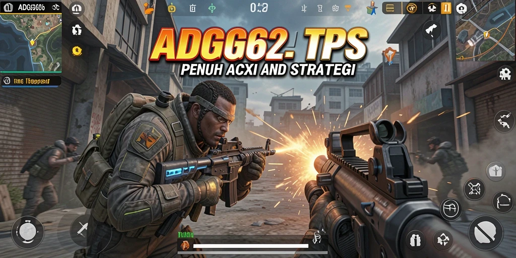 Tampilan menarik gameplay ADG62 yang menegangkan dalam aksi TPS.