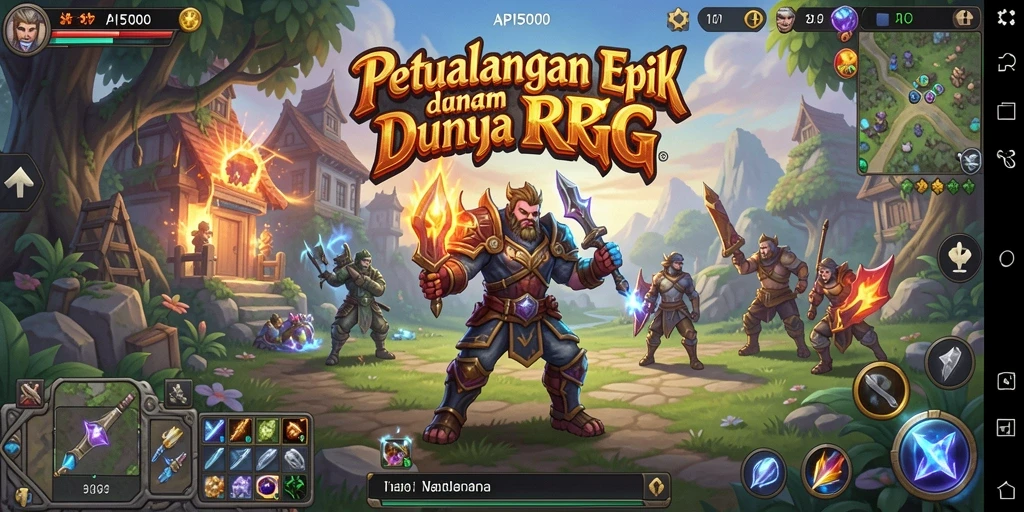 Tampilan gameplay menakjubkan dalam API5000 yang memukau.