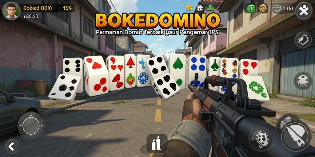 Tampilan menarik dalam permainan TPS BOKEDOMINO yang penuh strategi.