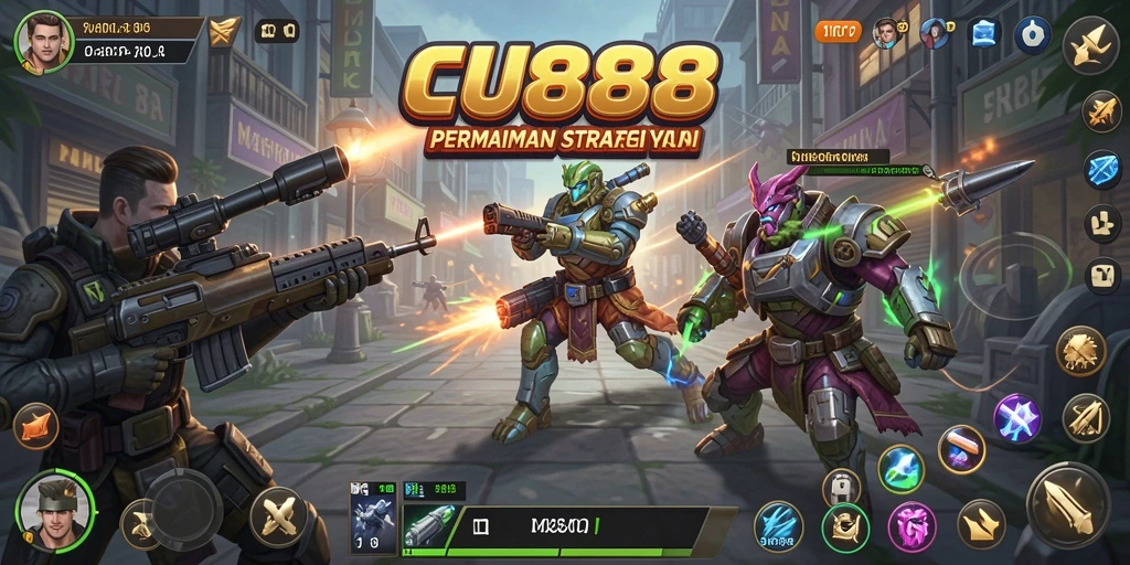 Tampilan gameplay CU888 yang penuh strategi dan tantangan.