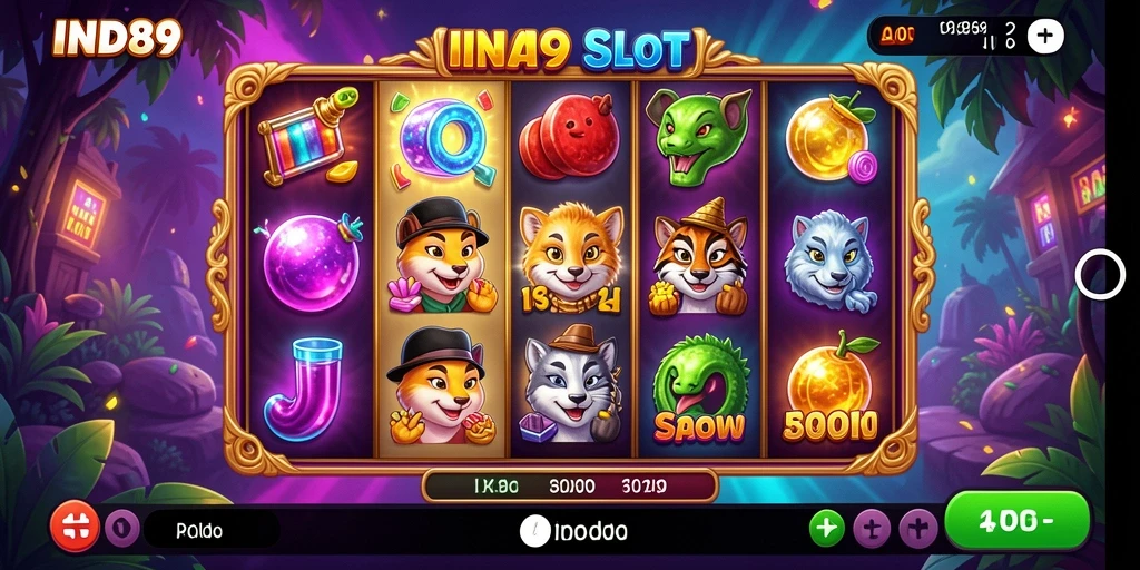 Tampilan menarik dari gameplay Slot IND89 yang menggembirakan.