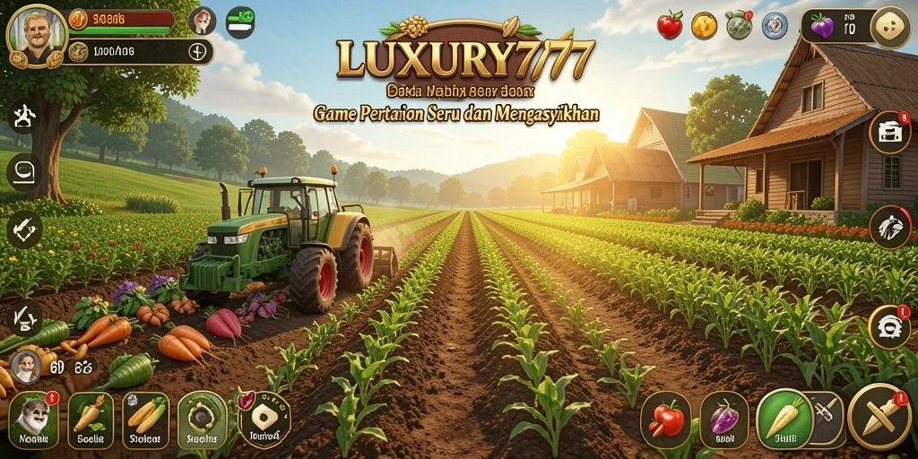 Tampilan gameplay LUXURY777 yang seru dan penuh warna.