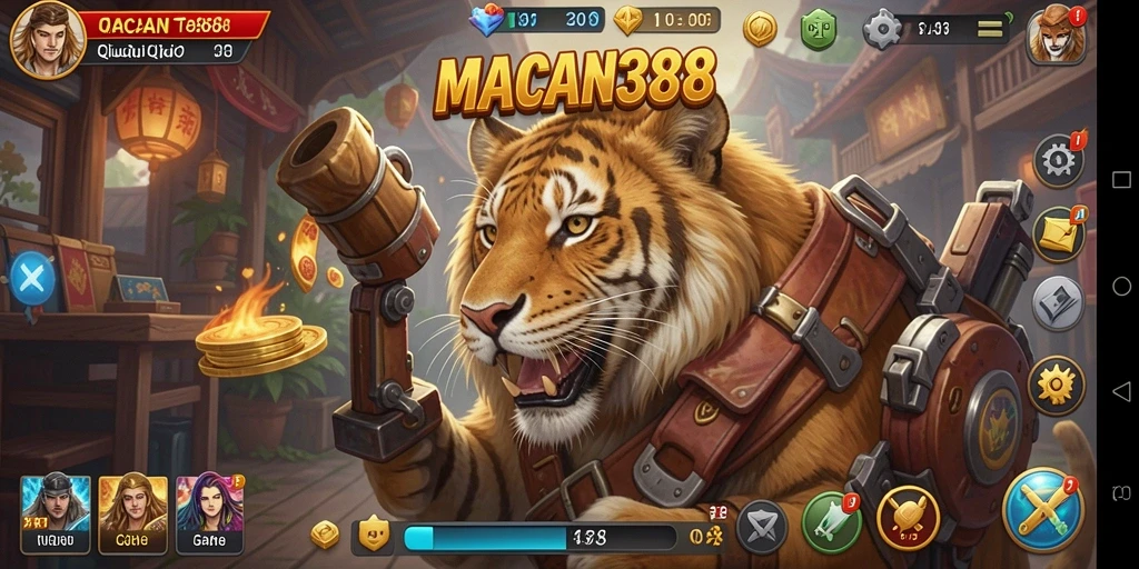 Tampilan gameplay QiuQiu yang seru dan menarik di MACAN388.