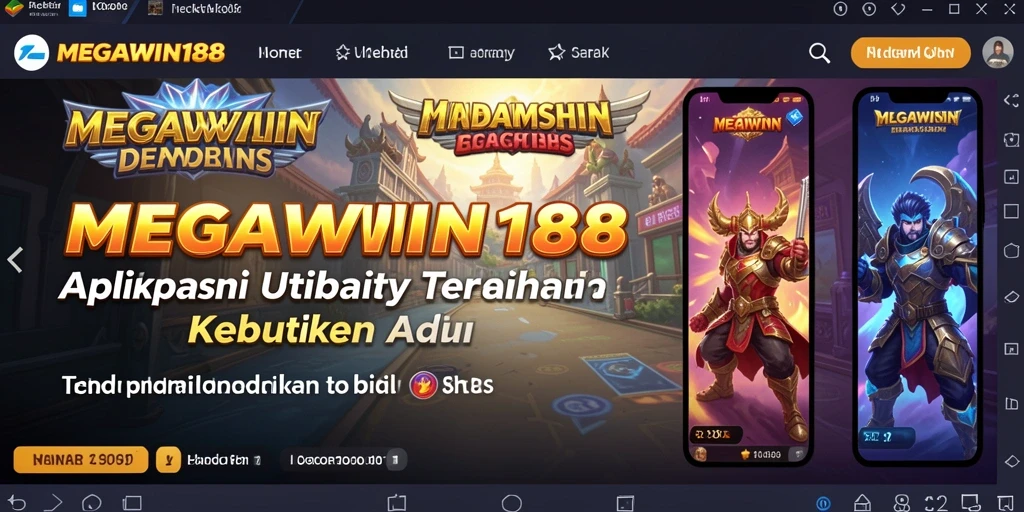 Tampilan antarmuka MEGAWIN188 yang menarik dan mudah digunakan.