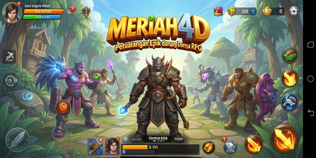 Tampilan gameplay RPG yang menarik dan mendebarkan.