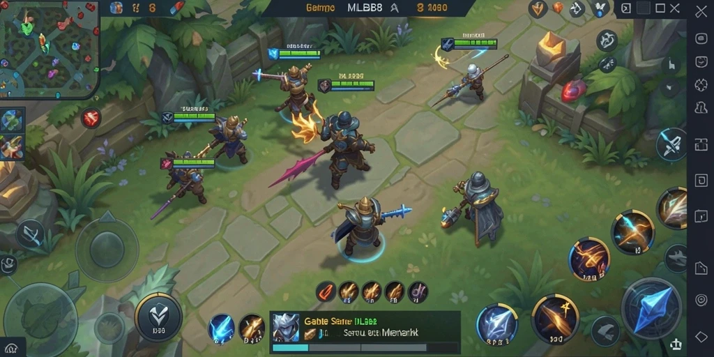 Tangkapan layar MLBB8 menunjukkan karakter beraksi dalam game Idle yang menghibur.
