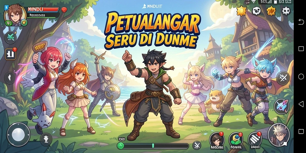 Tampilan gameplay <strong>MNDUIT</strong> yang memikat dan penuh aksi.