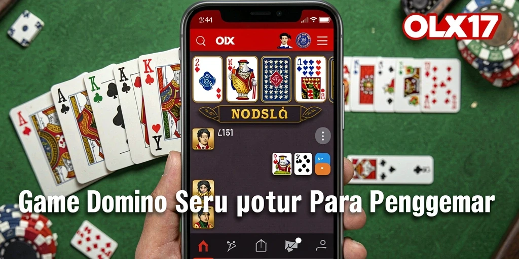 Tampilan gameplay seru dari OLX17 dengan karakter domino yang menarik.