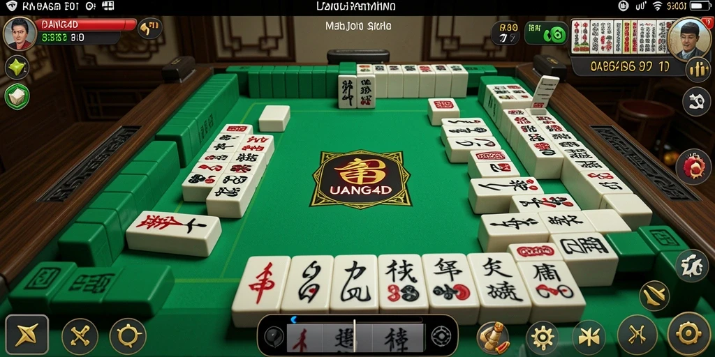 Tampilan gameplay Mahjong UANG4D yang menarik dan interaktif.